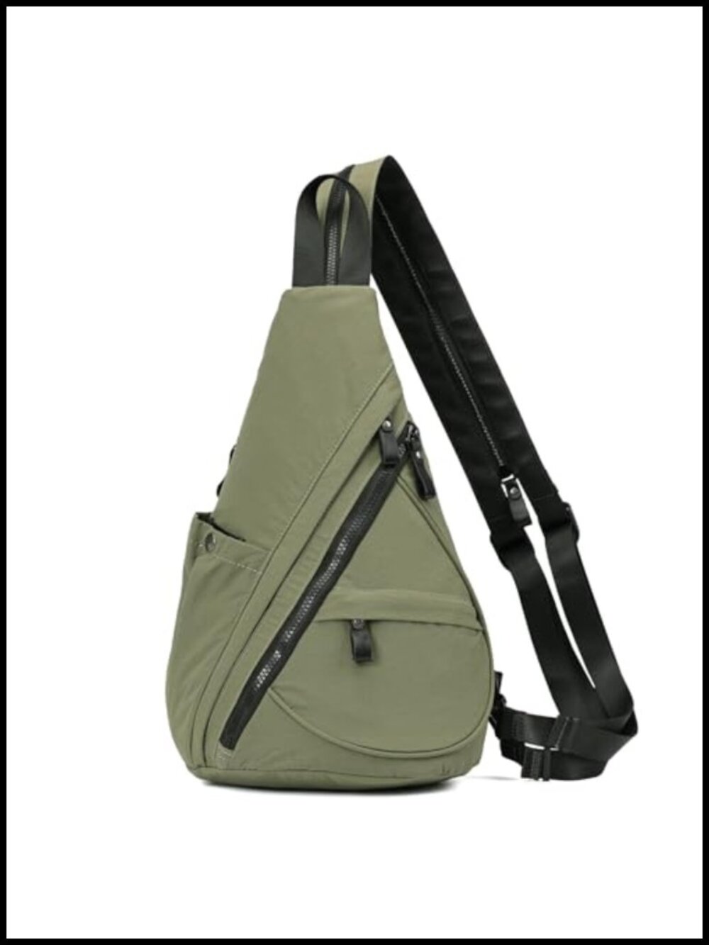 Nylon Crossbody Sling Backpack Convertible Chest Bag Unisex Travel Hiking